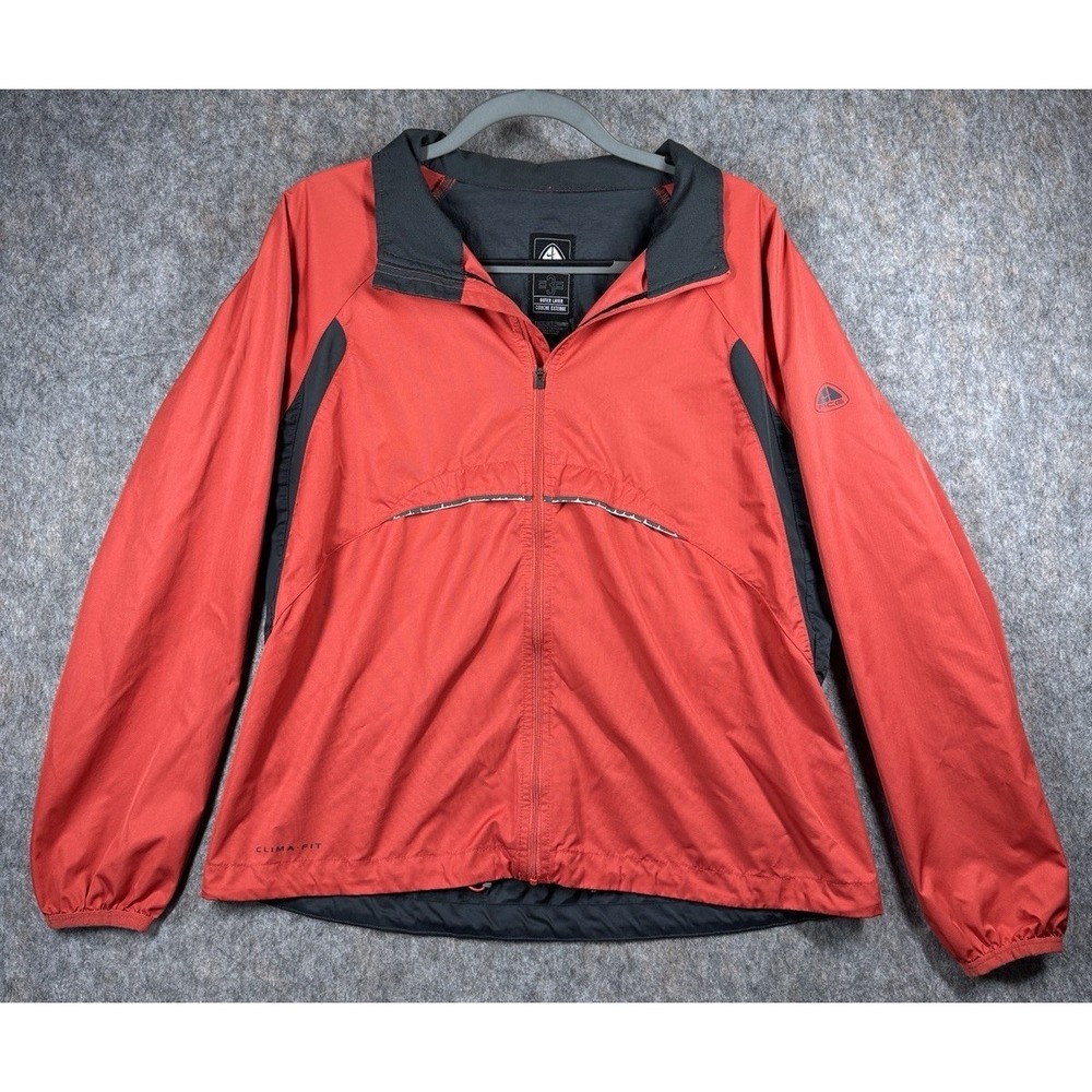Nike ACG 3 Windbreaker Red‎ Rain Jacket Size XL (16-18) Lightweight Outer Layer